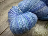 HANDSPUN - Polwarth/Silk Dark Summer Solstice