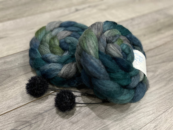 100% Grey BFL - Drinking in the Bush