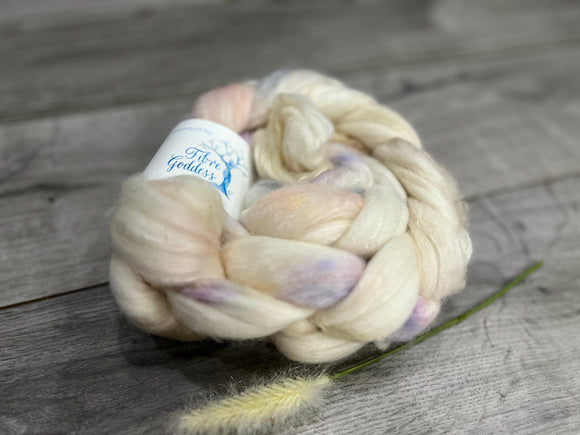 Polwarth/Camel/Mulberry Silk - Oysters Died to Make Those Pearls