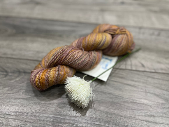 HANDSPUN - 50 Baby Camel/50 Merino Sunbursts and Marble Halls