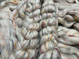 62.5 Polwarth/37.5 Wool and Viscose Nepps - Spotted Dick