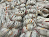 62.5 Polwarth/37.5 Wool and Viscose Nepps - Spotted Dick